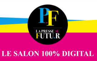 logo presse au futur
